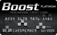 BOOST Platinum Card Application
