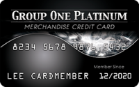 Group One Platinum Card
